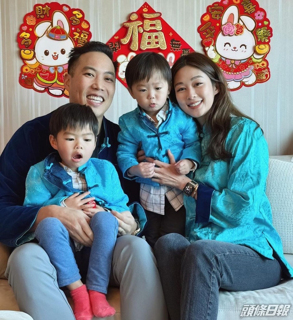 岑麗香現為兩子之母。